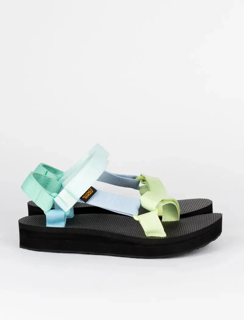 Teva Midform Universal Sandals Light Green Multi