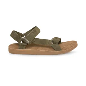 Teva Original Universal Suede Olive Sandals