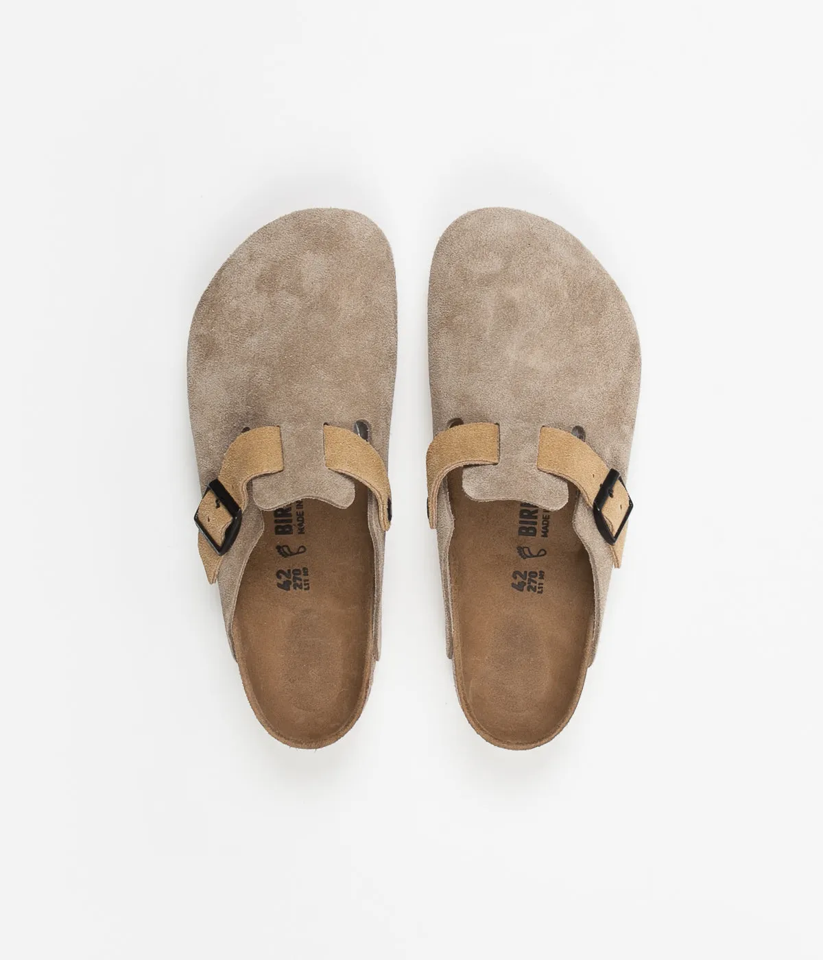 Universal Works x Birkenstock Boston Sandals - Taupe / Sand Suede