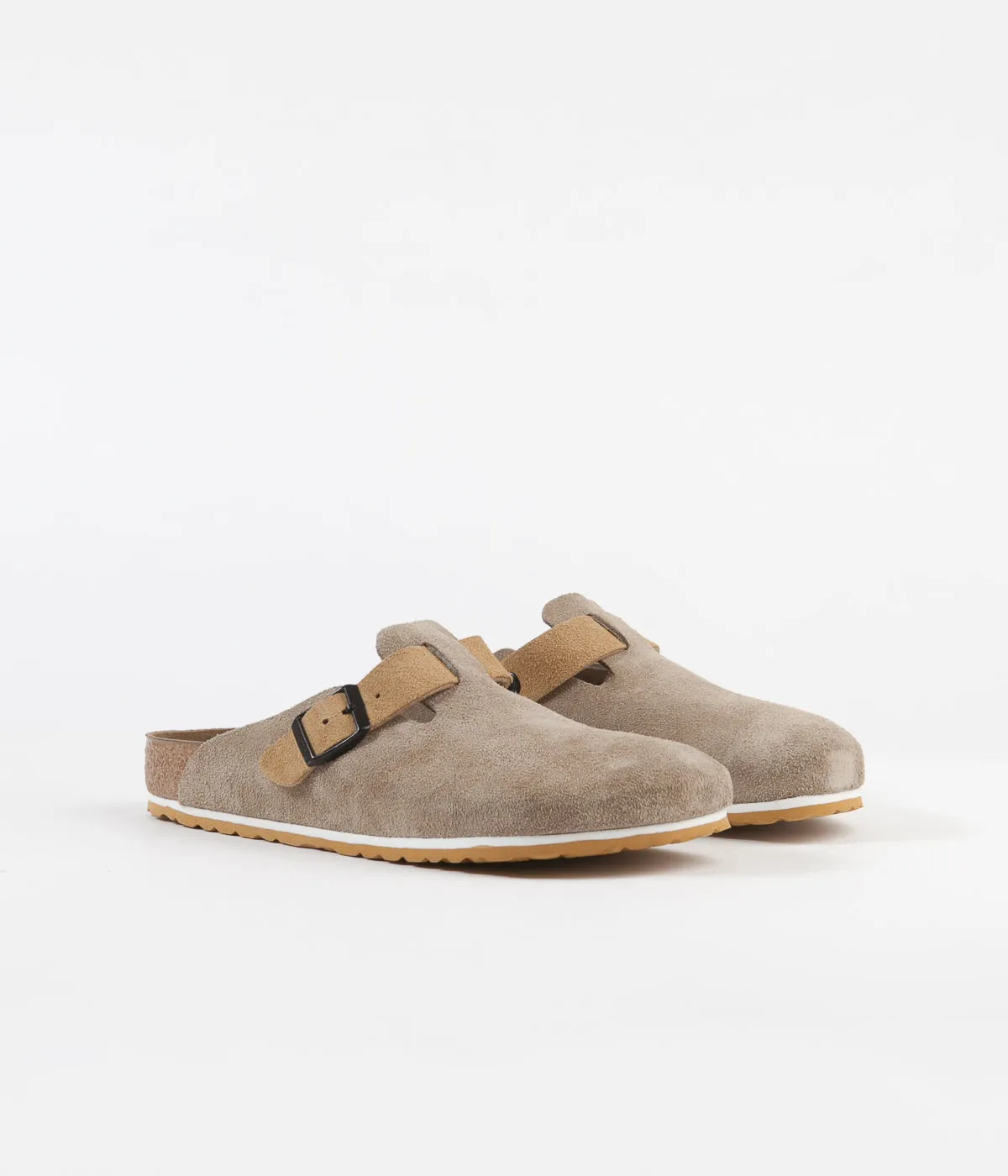 Universal Works x Birkenstock Boston Sandals - Taupe / Sand Suede