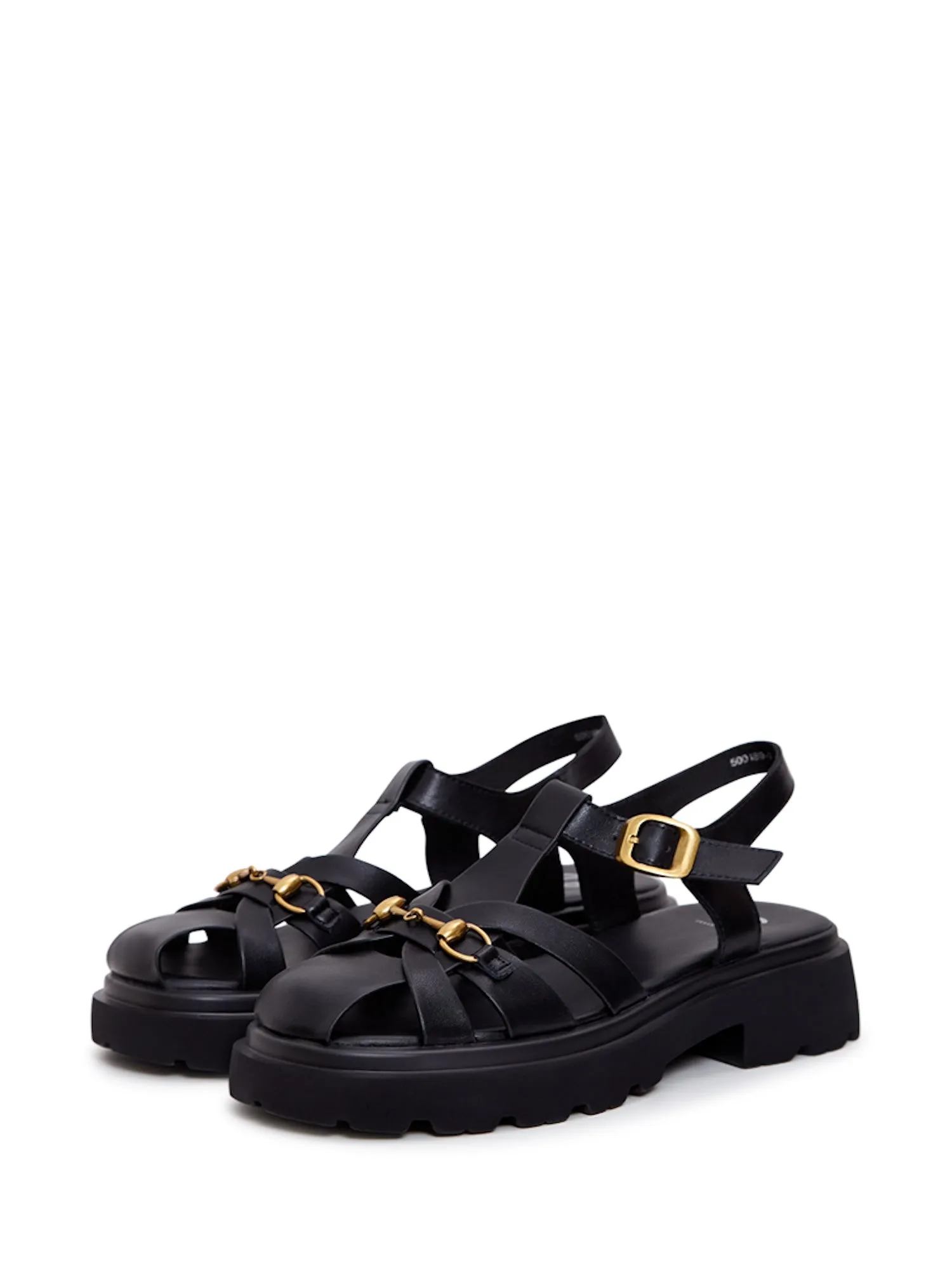 Urban Classic Platform Sandals - Black