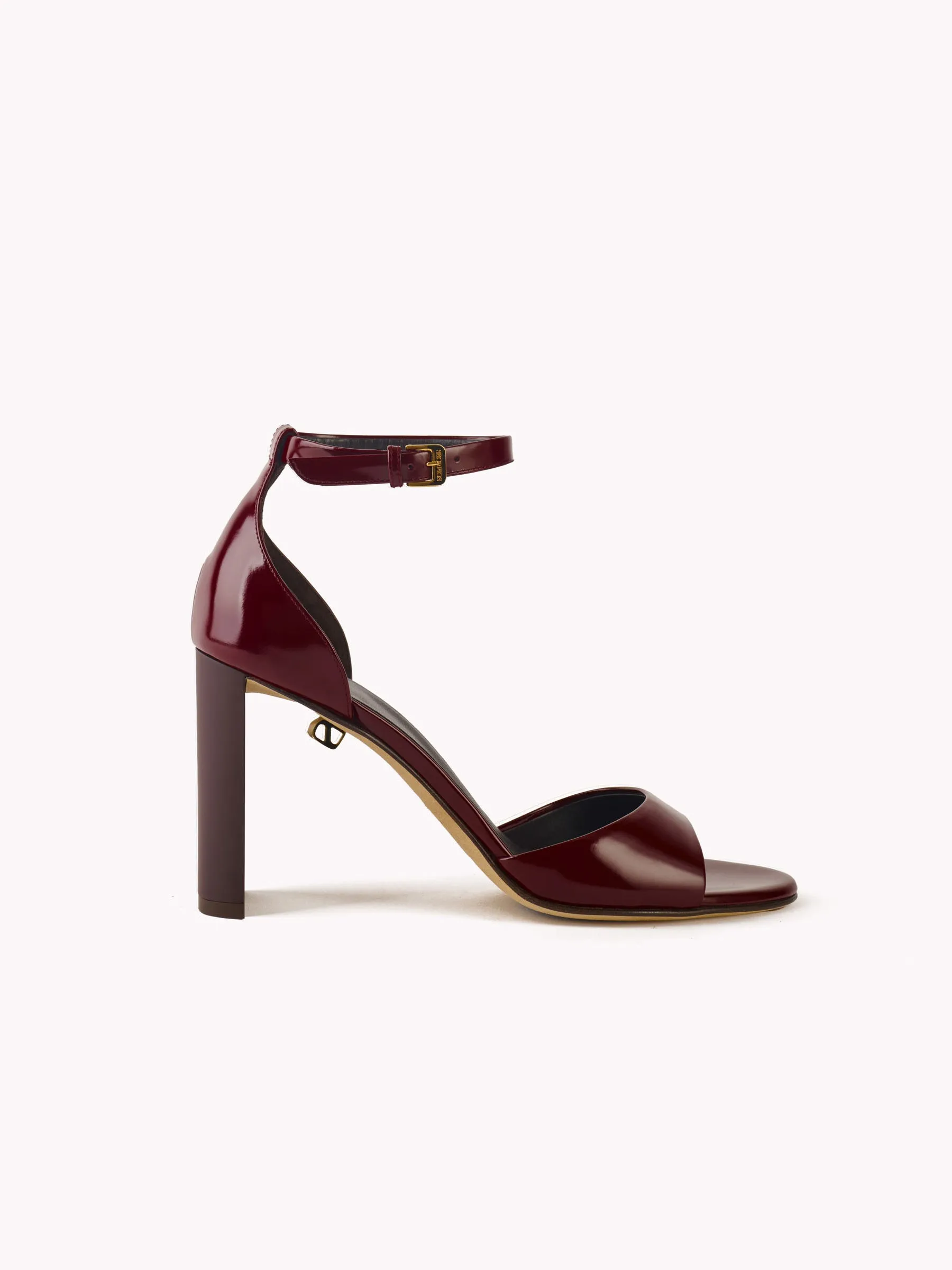 Valentina high-heel Burgundy Leather