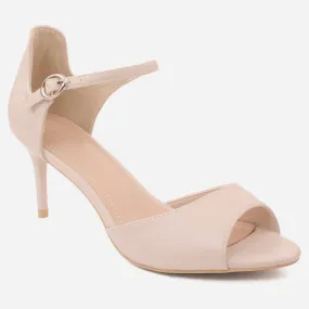 Women "ZINTA"Plain Classy Peep Toe Sandals