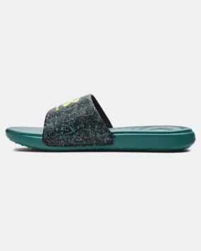 Women's Ansa Graphic Slides - Coastal Teal