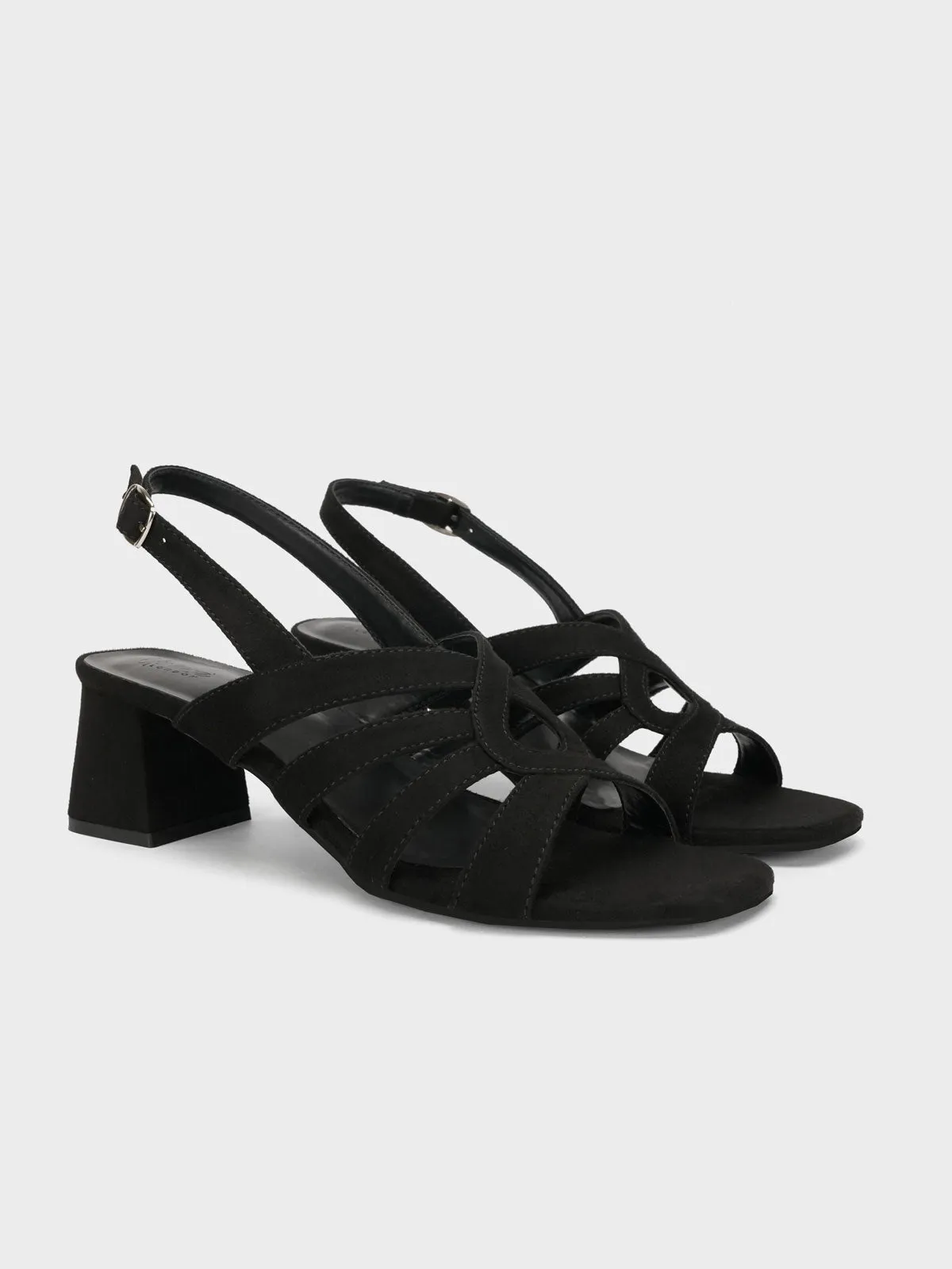 Womens "ARIEL" Comfy Block Heel Sandals